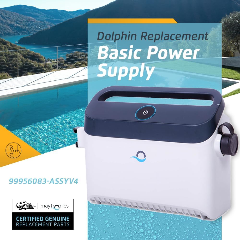 Trasformatore di Alimentazione Alimentatore Bluetooth & Wi-Fi IoT per Robot Piscina Maytronics Dolphin E 60 / Poolstyle 60 / Pro X90i / Zefiro SF 60 / F 60 / Zenit 20 – 30 - 55 - 60 - 70 / M 400 - M 550 – M 600 - M 700 - 99956083-ASSY