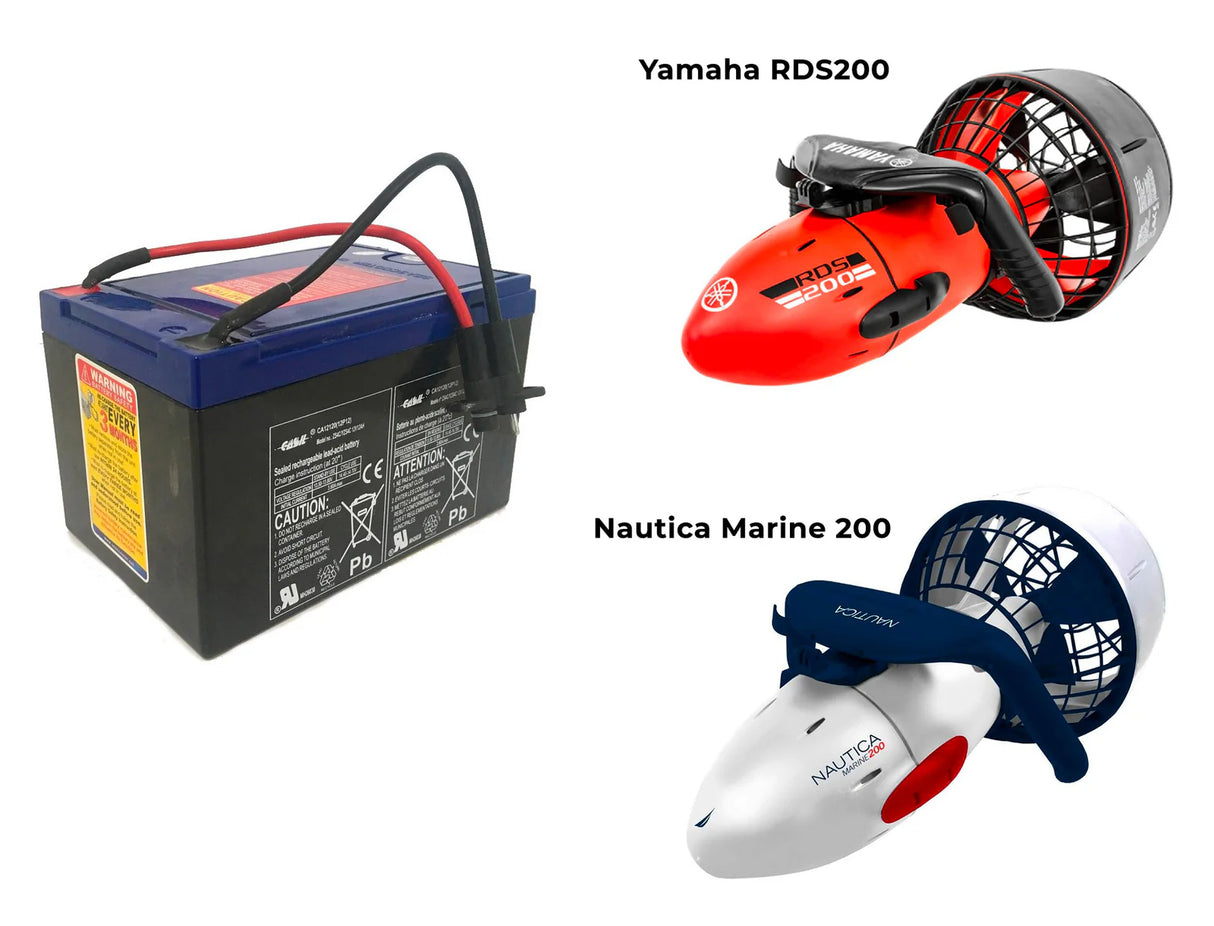 Batteria Seascooter Yamaha RDS200 & Nautica Marine 200 - 12V / 5ah