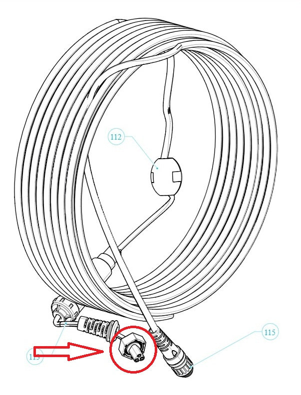 Kit Connessione Cavo / Motore per Robot Piscina Maytronics Dolphin Maximus X 70 – X 90 / Zefiro SF 40 – SF 50/ Diver Pro 400 - 500 / Poolstyle 60 / Pro X1 / M 400 – M 500 / Maxi Kart / Kaptur 400 - 500 / M 400 – M 500 – M 550 – M 600 – M 700 / 9991273