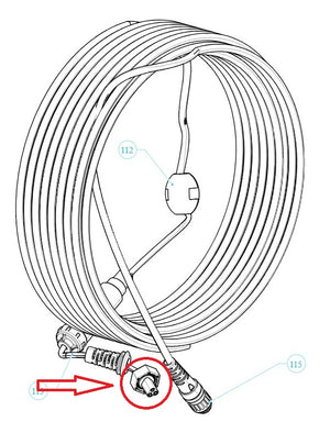 Kit Connessione Cavo / Motore per Robot Piscina Maytronics Dolphin Maximus X 70 – X 90 / Zefiro SF 40 – SF 50/ Diver Pro 400 - 500 / Poolstyle 60 / Pro X1 / M 400 – M 500 / Maxi Kart / Kaptur 400 - 500 / M 400 – M 500 – M 550 – M 600 – M 700 / 9991273