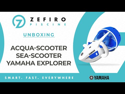 Acquascooter Seascooter Yamaha EXPLORER a Batteria - Propulsore Subacqueo - Km/h 4 - Profondità Mt 10